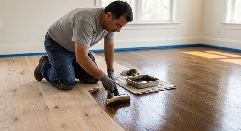 Hardwood Floor Staining in Alpharetta, GA
