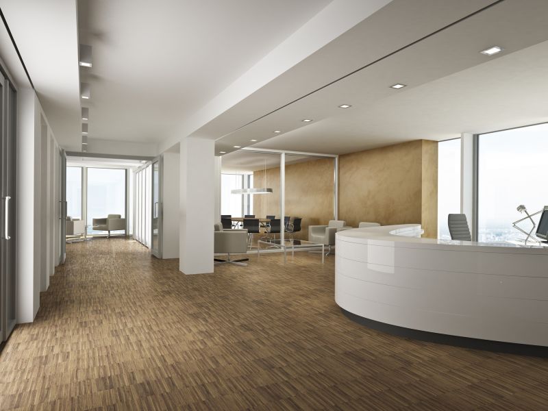 Finished Hardwood in Home Office